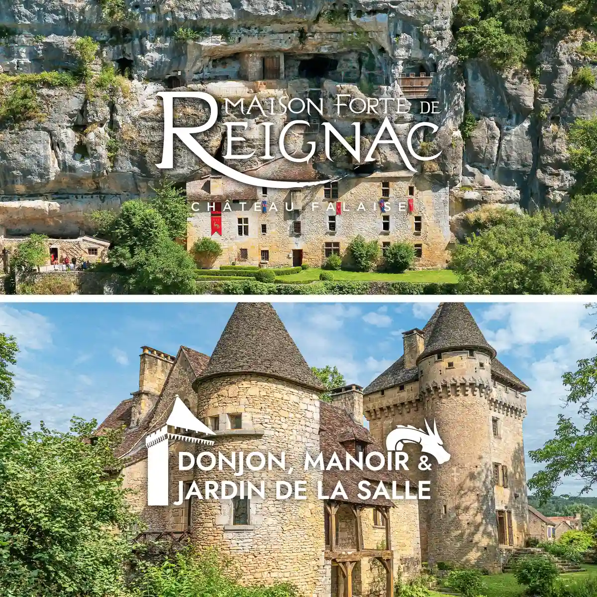 billet Reignac Donjon et Manoir de la Salle